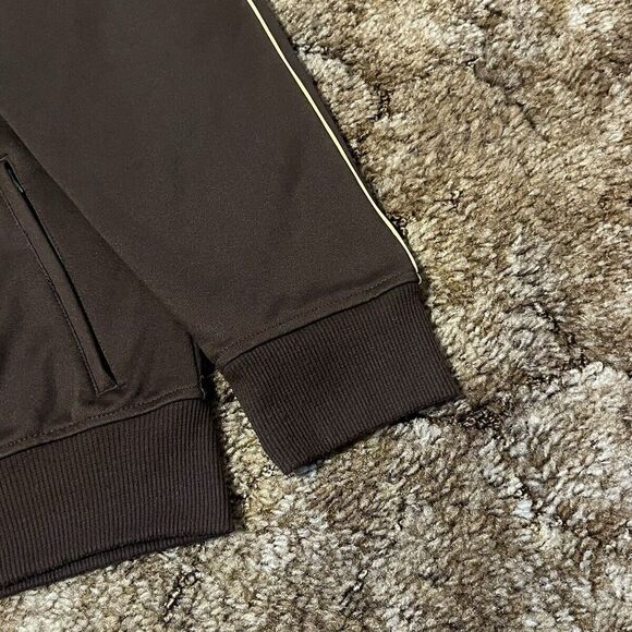 Vintage Y2K Puma Full Zip Sweater Fleece Brown/Blue/White/Yellow Large - Picture 2 of 7